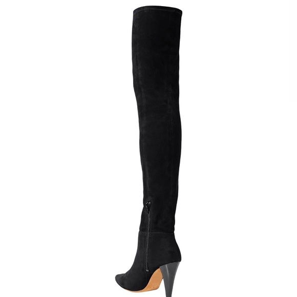 IRO Suede Black Sock Boots Size 6. - Picture 2 of 4